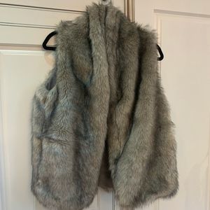 BCBGeneration Oversize Faux Fur Vest